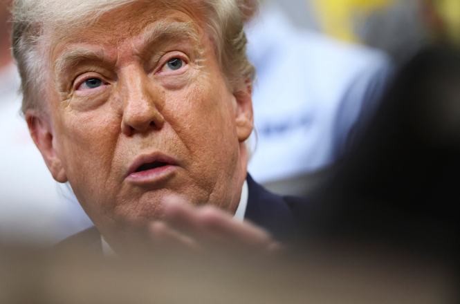 President Donald Trump speaks during an announcement at the White House in Washington, D.C., on May 21, 2026.