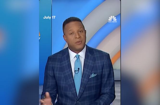 NBC News anchor Craig Melvin, who was harassed with a racial slur by a man who entered the “Today” show studio in New York City on July 16, 2026.