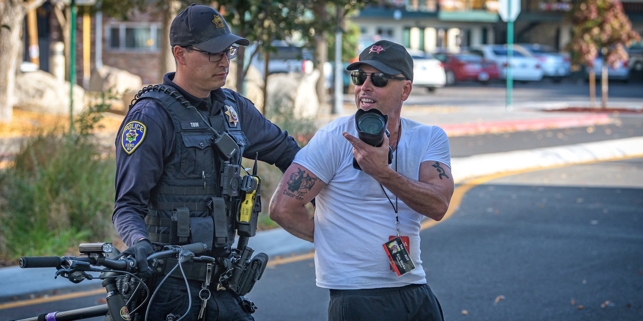 Freelance photojournalist detained, cited at Reno rally U.S. Press