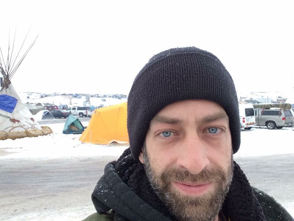 Jon Ziegler at Standing Rock