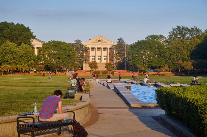 The campus of the University of Maryland in College Park