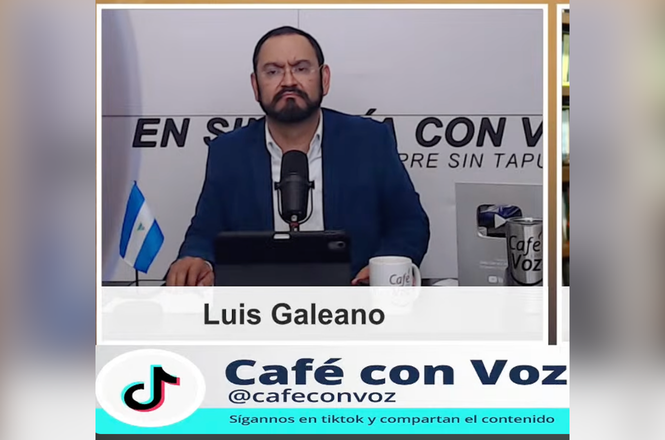 Florida-based Nicaraguan journalist Luis Galeano, seen reporting for his online news program Café con Voz. Galeano was detained by federal agents while driving in Orlando on Sept. 14, 2026.