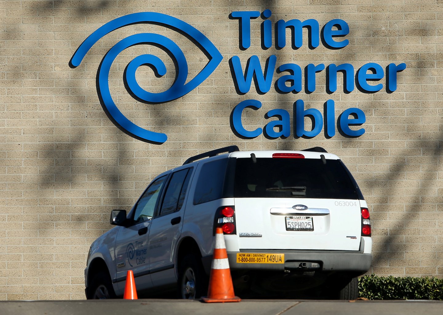 A Time Warner Cable truck returns to its office in San Diego, California, U.S., November 2, 2016.