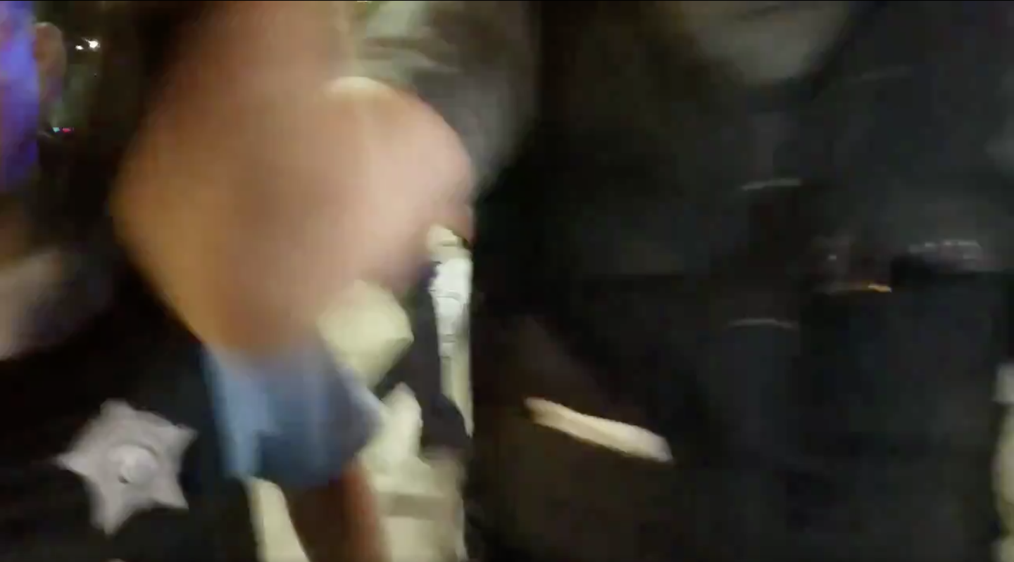 Screenshot from Nader Issa video of CPD
