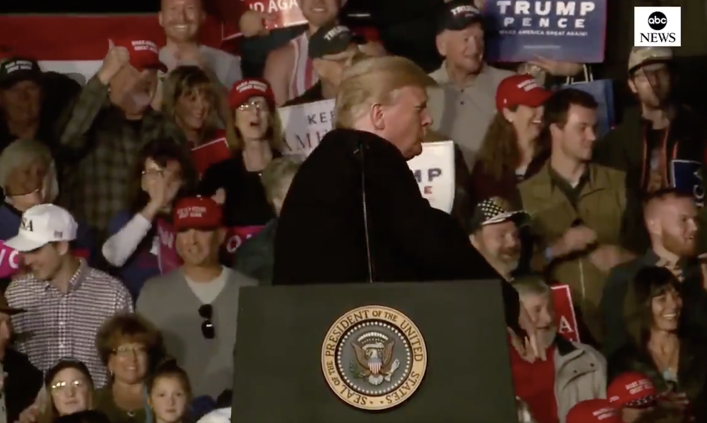 Trump mimes body-slamming reporter