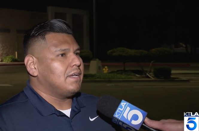 Photographer Mario Guerrero recounts to KTLA how he was shot with projectiles fired by federal agents while covering an immigration protest in Los Angeles, California, on Jan. 31, 2026.