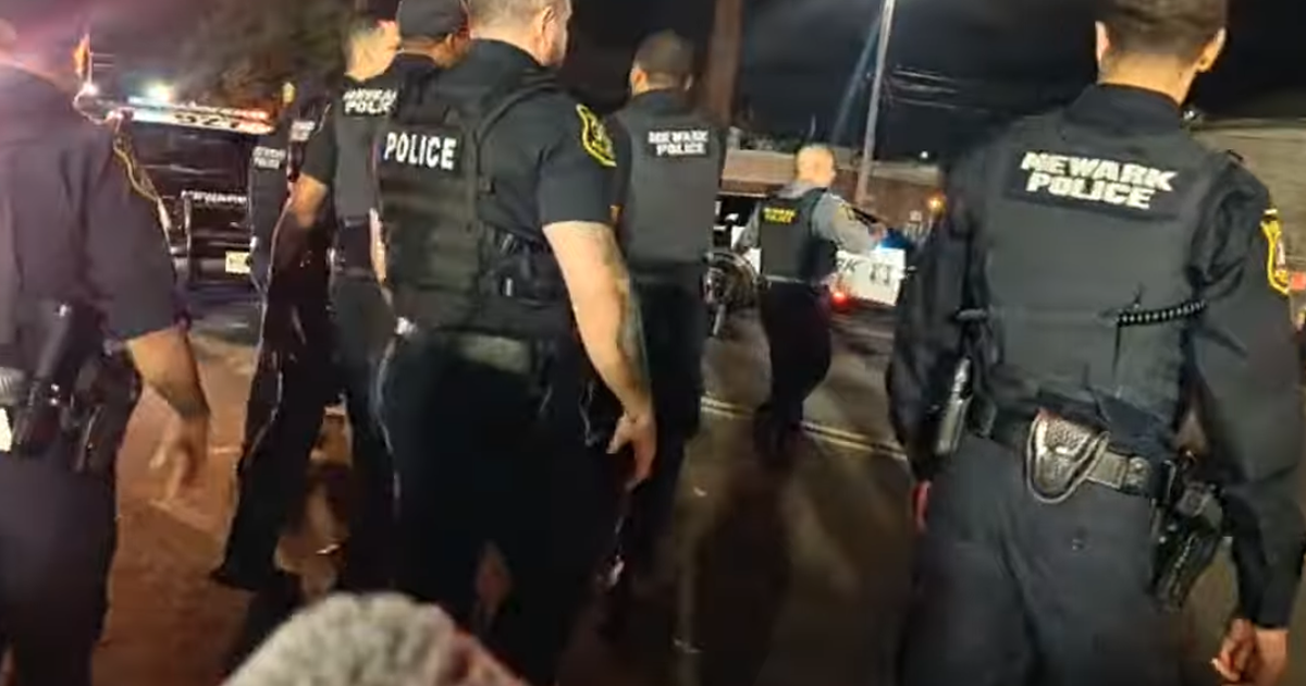 Videographer pushed down by officer at New Jersey immigration protest ...