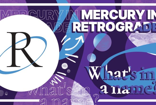 Illustration asking What's in a Name? From the Retrograde student newspaper, Texas